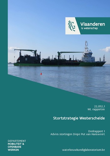 Stortstrategie Westerschelde: deelrapport 1. Advies stortingen Diepe Put van Hansweert