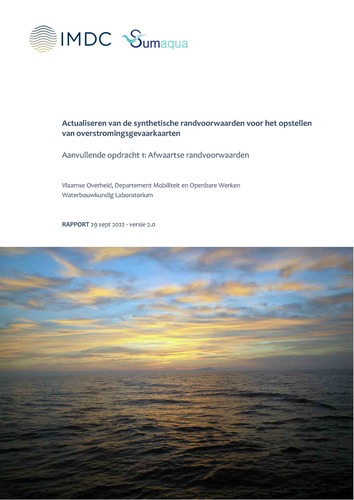 Actualiseren van de synthetische randvoorwaarden voor het opstellen van overstromingsgevaarkaarten: aanvullende opdracht 1. Afwaartse randvoorwaarden