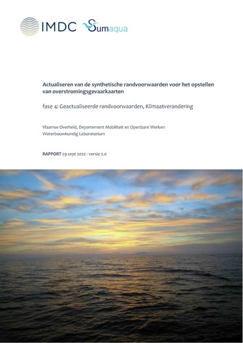 Actualiseren van de synthetische randvoorwaarden voor het opstellen van overstromingsgevaarkaarten: synthetische randvoorwaarden voor het toekomstig klimaat Actualiseren van de synthetische randvoorwaarden voor het opstellen van overstromingsgevaarkaarten: synthetische randvoorwaarden voor het toekomstig klimaat