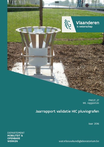 Jaarrapport validatie HIC pluviografen: jaar 2016