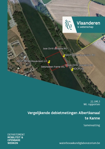 Vergelijkende debietmetingen Albertkanaal te Kanne: samenvatting