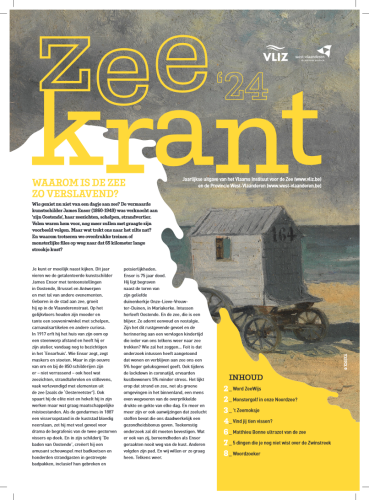 Zeekrant 2024: jaarlijkse uitgave van het Vlaams Instituut voor de Zee en de Provincie West-Vlaanderen