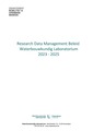 Waterbouwkundig Laboratorium: Research Data Management Beleid 2023-2025