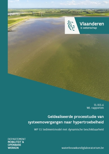 Geïdealiseerde processtudie van systeemovergangen naar hypertroebelheid: WP 1.5 Sedimentmodel met dynamische beschikbaarheid Geïdealiseerde processtudie van systeemovergangen naar hypertroebelheid: WP 1.5 Sedimentmodel met dynamische beschikbaarheid