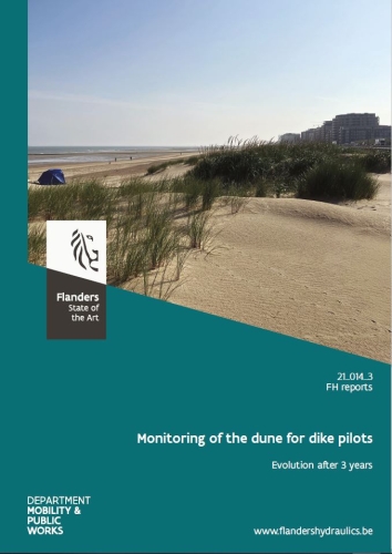 Monitoring of the dune for dike pilots: evolution after 3 years Monitoring of the dune for dike pilots: evolution after 3 years