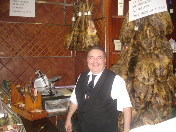 Our lunch spot in Sevilla