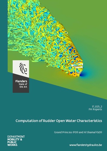 Computation of Rudder Open Water Characteristics: grand Princess (F01) and Al Shamal (G01)
