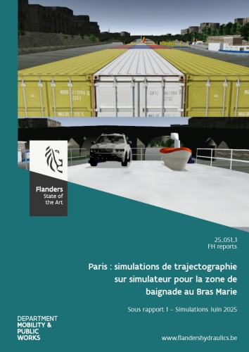 Paris: simulations de trajectographie sur simulateur pour la zone de baignade au Bras Marie: Sous rapport 1. Simulations Juin 2025