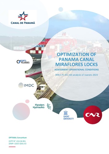 Optimization of Panama Canal Miraflores locks - Assessment operational conditions: [mea-p1-01] AIS analysis of transits 2024
