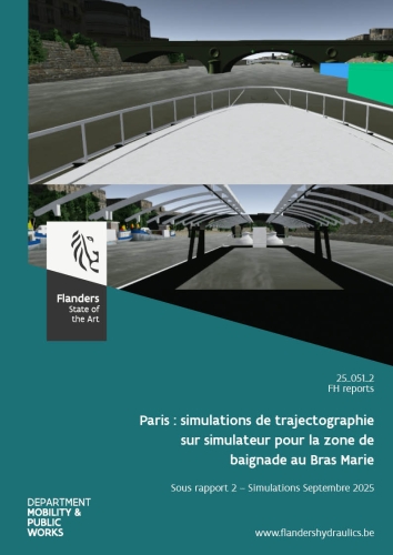 Paris: simulations de trajectographie sur simulateur pour la zone de baignade au Bras Marie: Sous rapport 2. Simulations Septembre 2025