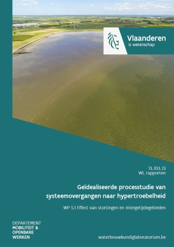 Geïdealiseerde processtudie van systeemovergangen naar hypertroebelheid: WP5.1 Effect van stortingen en intergetijdegebieden