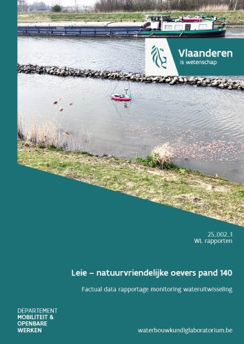 ​​Leie – natuurvriendelijke oevers pand 140​: Factual data rapportage monitoring wateruitwisseling
