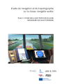 Etudes de navigation et de trajectographie sur le réseau navigable wallon: poste 3. Etude des avant-ports des écluses dédoublées de Kain et Herinnes