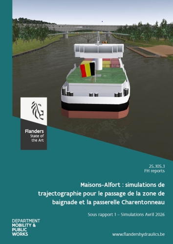 Maisons-Alfort : simulations de trajectographie pour le passage de la zone de baignade et la passerelle Charentonneau: Sous rapport 1. Simulations avril 2026