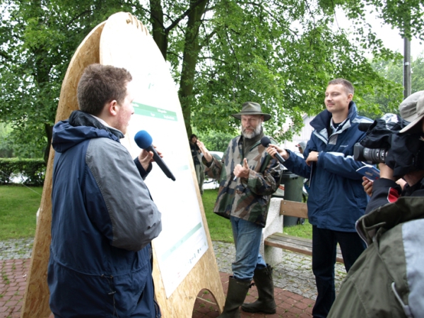 Jan Marcin Weslawski counting up the scores at the BioBlitz