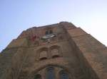 Rescue from a churchtower in Lissewege