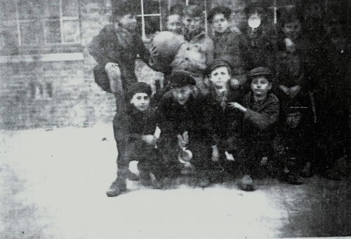 Leerlingen visserijschool Nieuwpoort (voor)