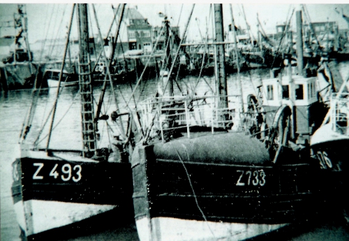 Z.493 Martine (bouwjaar 1929) en Z.733 Heldenhulde (Bouwjaar 1936) en Z.76