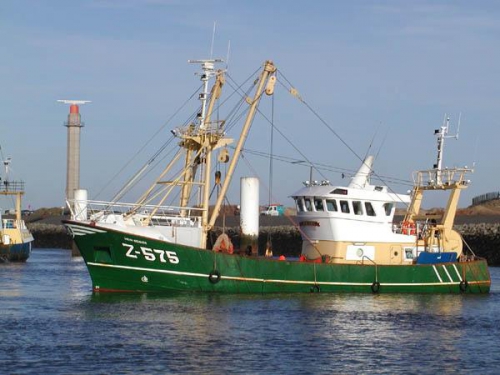 Z.575 Hein Senior (Bouwjaar 2000) uitvarend uit Oostende