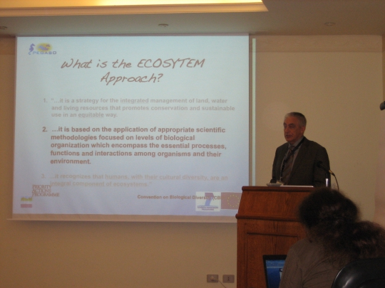 Presentation of Brian Shipman on ICZM implementation and the ecosystem approach