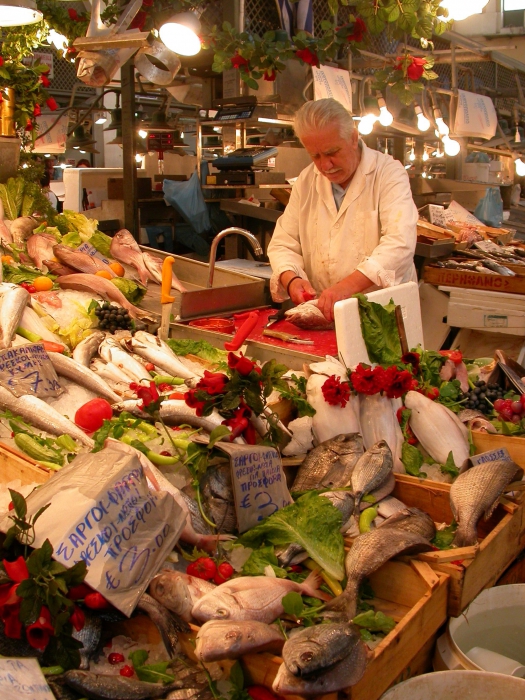 Fish market of Athens