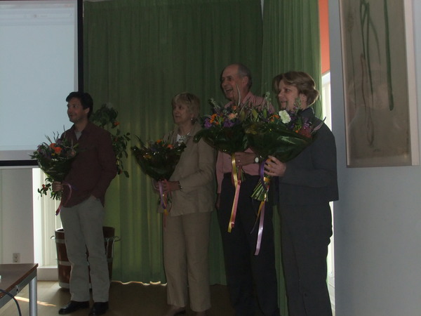 Presentations at end of Launch Symposium