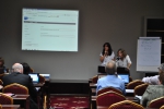 Emilia (UPO) and Gloria (UAB) training on the intranet
