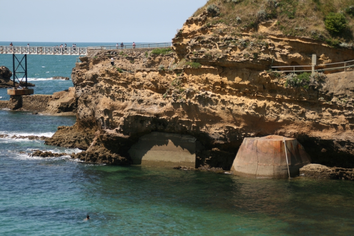 Coastal erosion - Biarritz - France