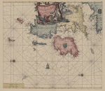 Voogt, C.J.; van Keulen, J. (1728). De Nieuwe Groote Lichtende Zee-Fakkel, 't tweede deel. Verthoonende de Zee-Kusten van het Zuyderste gedeelte van de Noord-Zee, 't Canaal, 't Westerse gedeelte van Engeland, Schotland, Yrland, Vrankryk, Spanjen, M
