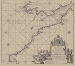 <B>Voogt, C.J.; van Keulen, J.</B> (1728). De Nieuwe Groote Lichtende Zee-Fakkel, 't tweede deel. Verthoonende de Zee-Kusten van het Zuyderste gedeelte van de Noord-Zee, 't Canaal, 't Westerse gedeelte van Engeland, Schotland, Yrland, Vrankryk, Spanjen, M