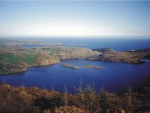Lough Hyne taken from the hills above the north shore