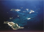 Glenan Islands from the east.