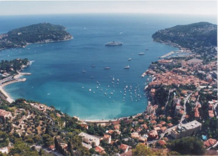 Rade de Villefranche-sur-mer (view from the North)