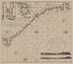 Voogt, C.J.; van Keulen, G. (1728). De Nieuwe Groote Ligtende Zee-Fakkel, 't vyfde deel. Vertoonende de Zee-Kusten van Guinea, Angola, der Caffers en Brazilien, met d'onderbehoorende en tusschen-leggende Eylanden, noyt voor deesen aldus beschreeven