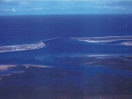 Aerial view of the Ria Formosa.