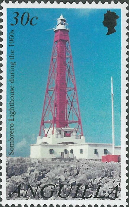 Lesser Antilles, Anguilla, Sombrero Island (old)