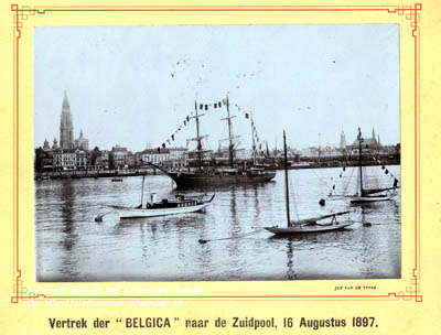 Vertrek van de Belgica uit Antwerpen (1897) Vertrek van de Belgica uit Antwerpen (1897)