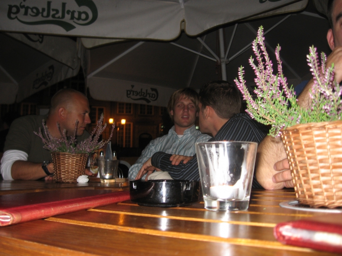 Evening beer in Gdansk