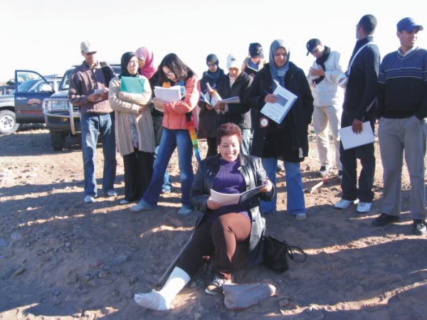 Day 3 station 1 The students and Naima