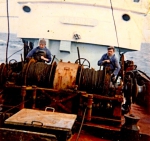 Aan boord van de N.579 Karine (Bouwjaar 1960), author: Onbekend