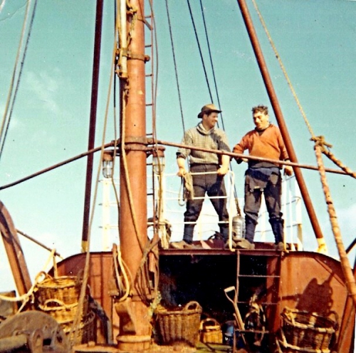 Aan boord van de N.701 Angelus (bouwjaar 1955)