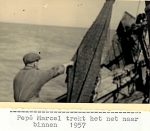 Marcel trekt net binnen op de N.725 Anna (Bouwjaar 1934)