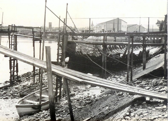 Afbraak vaartuig te Nieuwpoort