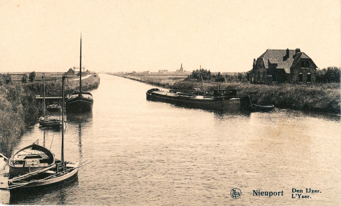 Palingschuiten in de Ijzer te Nieuwpoort