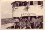 Bemanning O.299 Breughel (Bouwjaar 1946) aan boord, author: Onbekend