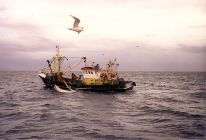 Z.86 Manta (Bouwjaar 1986) haalt netten op