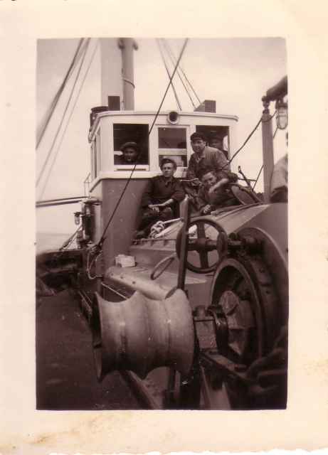 Op de brug van Z.540 Neptune (Bouwjaar 1945)