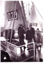 Juist voor afvaart op oefenschip O.29 