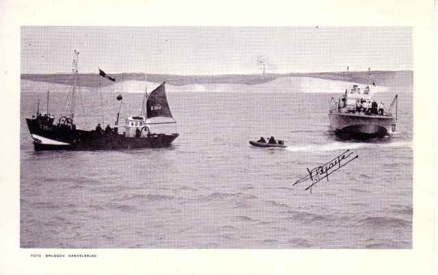 Z.264 King Charles the Second (bouwjaar 1945) wordt gepraaid door "The Brave Swordsman"