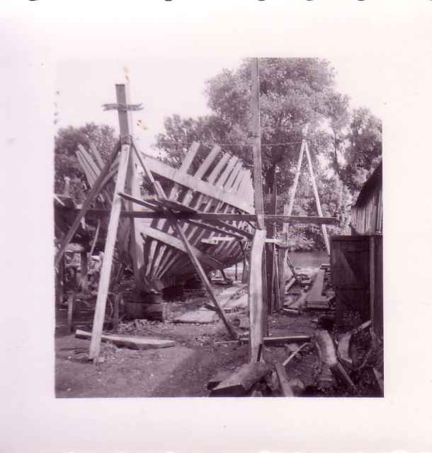 Onbekend schip in aanbouw